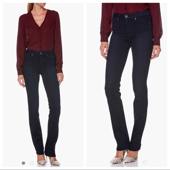 PAIGE Denim - PAIGE Hoxton Straight High Rise Jeans in Lana 28